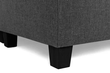 Crazy 7-seters Vendbar U-formet XX-Large Hjørnesofa med Divan i Stoff - Mørk grå / Antrasitt - Møbler - Sofaer - Hjørnesofaer - Hjørnesofa med divan