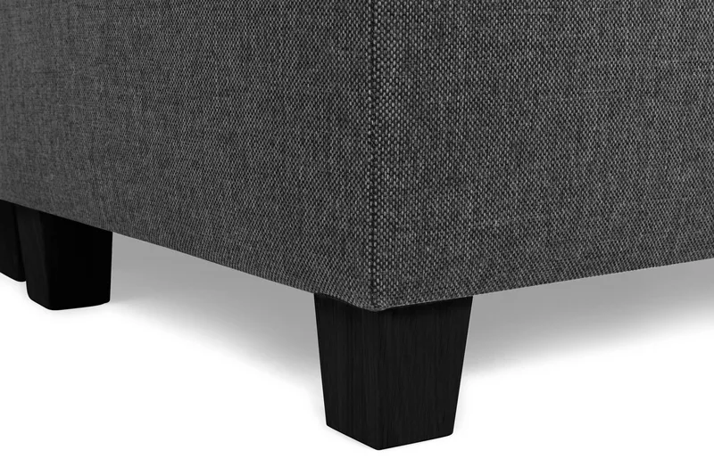 Crazy 7-seters Vendbar U-formet XX-Large Hjørnesofa med Divan i Stoff - Mørk grå / Antrasitt - Møbler - Sofaer - Hjørnesofaer - Hjørnesofa med divan