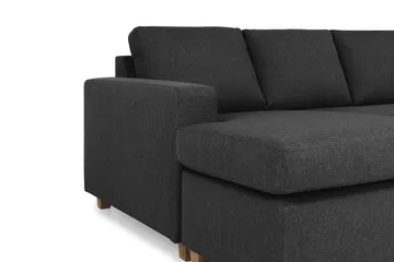 Crazy 7-seters Vendbar U-formet XX-Large Hjørnesofa med Divan i Stoff - Mørk grå / Antrasitt - Møbler - Sofaer - Hjørnesofaer - Hjørnesofa med divan