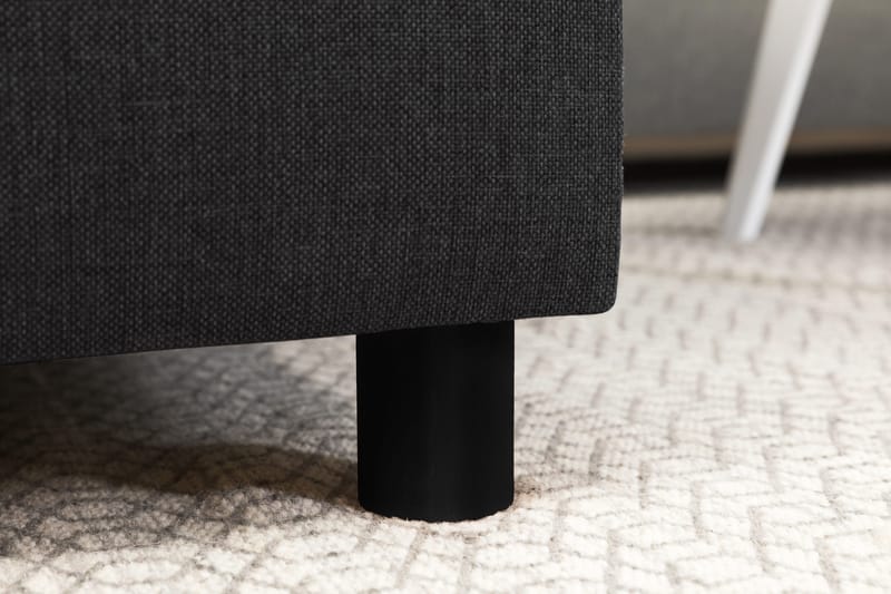 Crazy 7-seters Vendbar U-formet XX-Large Hjørnesofa med Divan i Stoff - Mørk grå / Antrasitt - Møbler - Sofaer - Hjørnesofaer - Hjørnesofa med divan