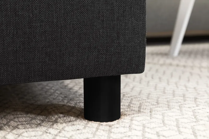 Crazy 7-seters Vendbar U-formet XX-Large Hjørnesofa med Divan i Stoff - Mørk grå / Antrasitt - Møbler - Sofaer - Hjørnesofaer - Hjørnesofa med divan