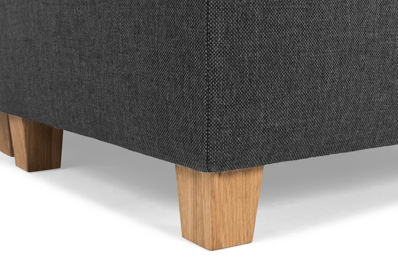 Crazy 7-seters Vendbar U-formet XX-Large Hjørnesofa med Divan i Stoff - Mørk grå / Antrasitt - Møbler - Sofaer - Hjørnesofaer - Hjørnesofa med divan