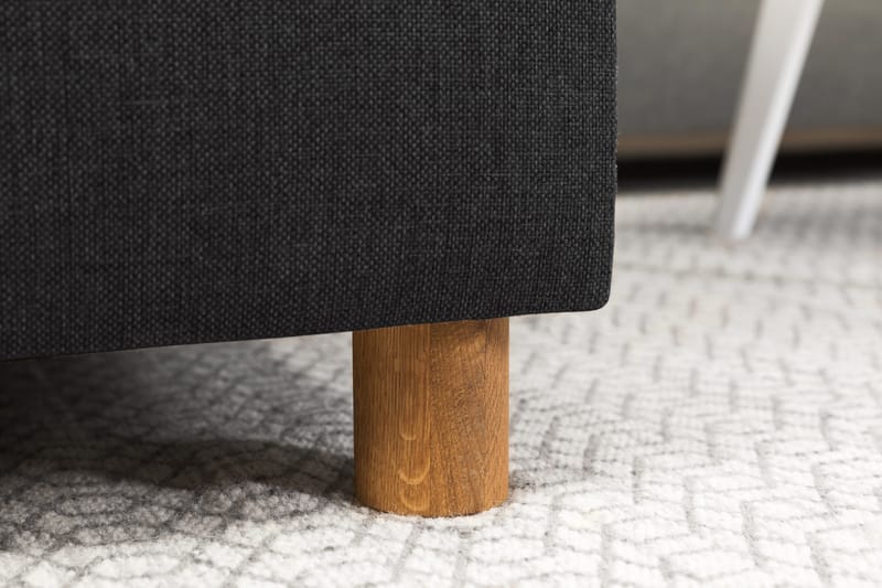 Crazy 7-seters Vendbar U-formet XX-Large Hjørnesofa med Divan i Stoff - Mørk grå / Antrasitt - Møbler - Sofaer - Hjørnesofaer - Hjørnesofa med divan