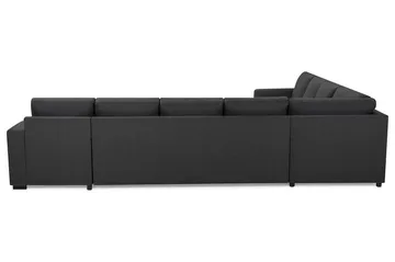 Crazy 7-seters Vendbar U-formet XX-Large Hjørnesofa med Divan i Stoff - Mørk grå - Møbler - Sofaer - Hjørnesofaer - Hjørnesofa med divan