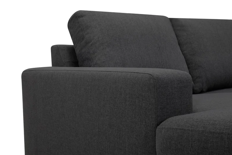 Crazy 7-seters Vendbar U-formet XX-Large Hjørnesofa med Divan i Stoff - Mørk grå - Møbler - Sofaer - Hjørnesofaer - Hjørnesofa med divan