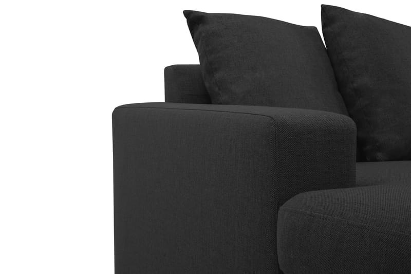 Crazy 7-seters Venstrevendt U-formet XX-Large Hjørnesofa med Divan i Stoff - Antrasitt - Møbler - Sofaer - Hjørnesofaer - Hjørnesofa med divan