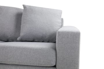 Crazy 7-seters Venstrevendt U-formet XX-Large Hjørnesofa med Divan i Stoff - Grå - Møbler - Sofaer - Hjørnesofaer - Hjørnesofa med divan
