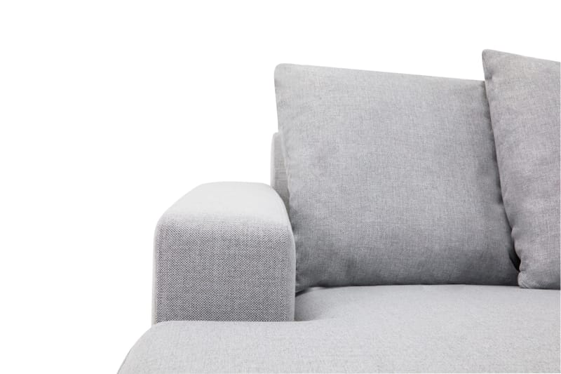 Crazy 7-seters Venstrevendt U-formet XX-Large Hjørnesofa med Divan i Stoff - Grå - Møbler - Sofaer - Hjørnesofaer - Hjørnesofa med divan