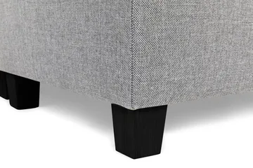 Crazy 7-seters Venstrevendt U-formet XX-Large Hjørnesofa med Divan i Stoff - Grå - Møbler - Sofaer - Hjørnesofaer - Hjørnesofa med divan