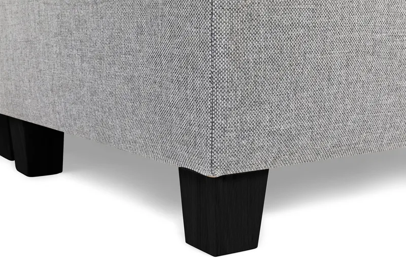 Crazy 7-seters Venstrevendt U-formet XX-Large Hjørnesofa med Divan i Stoff - Grå - Møbler - Sofaer - Hjørnesofaer - Hjørnesofa med divan