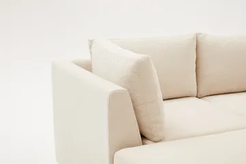Deliones Hjørnesofa 3-seter - Beige - Møbler - Sofaer - Sofaer med sjeselong - 4 seters sofa med divan