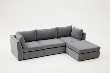 Deliones Hjørnesofa 3-seter - Lyse brun - Møbler - Sofaer - Sofaer med sjeselong - 4 seters sofa med divan