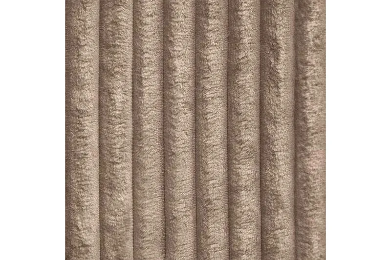 Denegal 3-seter Venstrevendt Sofa med Sjeselong 237 cm med Oppbevaring i Fløyel - Beige - Møbler - Sofaer - Sofaer med sjeselong - 3 seters sofa med divan