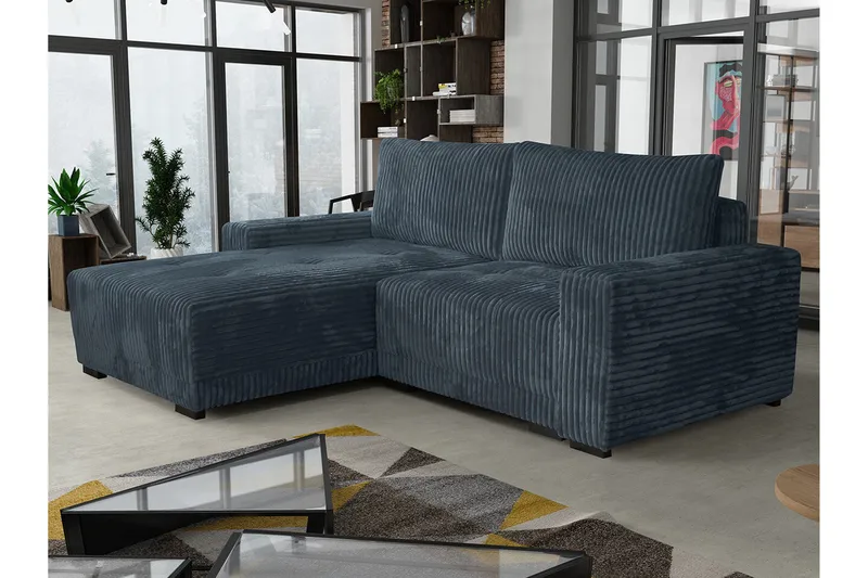 Denegal 3-seters Hjørnesofa - Møbler - Sofaer - Hjørnesofaer - Hjørnesofa med divan