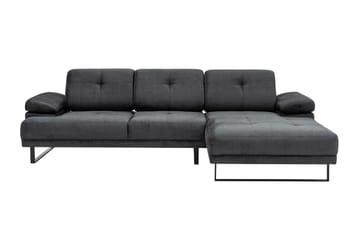 Divansofa 3-seters Caboolture - Antrasitt - Møbler - Sofaer - Hjørnesofaer