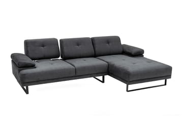 Divansofa 3-seters Caboolture - Antrasitt - Møbler - Sofaer - Hjørnesofaer