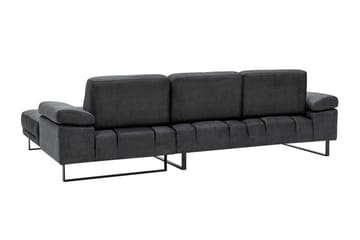 Divansofa 3-seters Caboolture - Antrasitt - Møbler - Sofaer - Hjørnesofaer