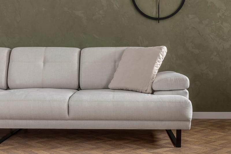 Divansofa 3-seters Caboolture - Beige - Hjørnesofaer