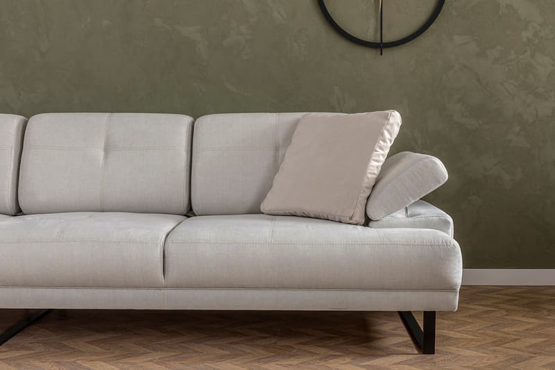 Divansofa 3-seters Caboolture - Beige - Hjørnesofaer