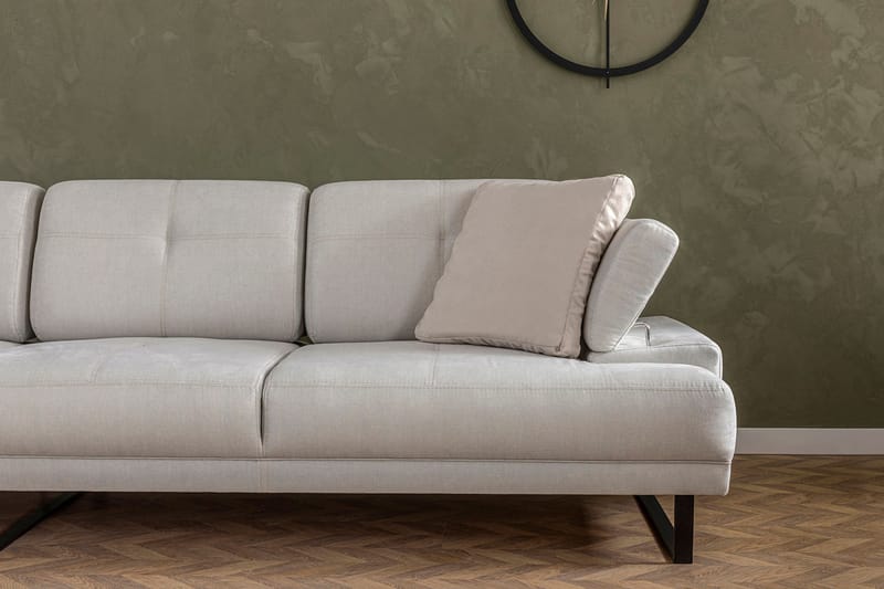 Divansofa 3-seters Caboolture - Beige - Hjørnesofaer