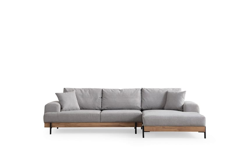 Eti Hjørnesofa 3-seter - Grå - Møbler - Sofaer - Hjørnesofaer
