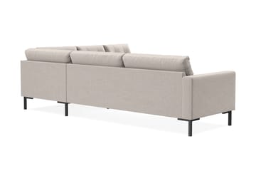 Frillestad 5-seters Høyrevendt L-formet Hjørnesofa i Stoff - Beige - Møbler - Sofaer - Hjørnesofaer