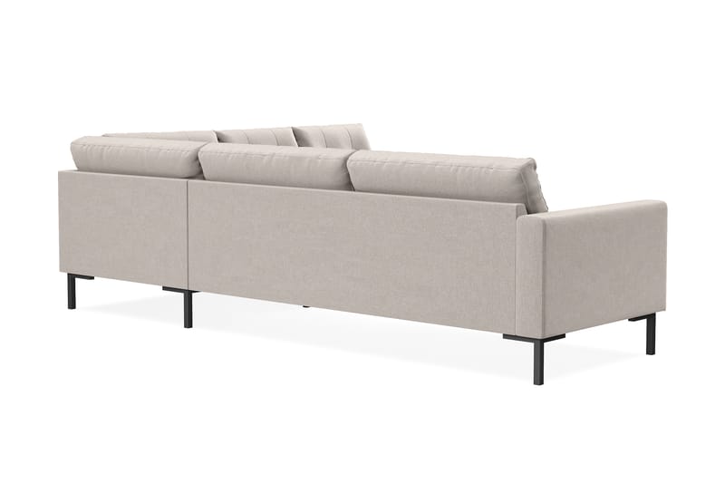 Frillestad 5-seters Høyrevendt L-formet Hjørnesofa i Stoff - Beige - Møbler - Sofaer - Hjørnesofaer
