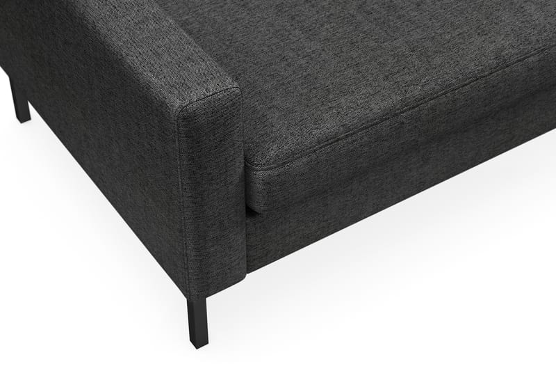 Frillestad 5-seters Høyrevendt L-formet Hjørnesofa i Stoff - Mørk grå - Møbler - Sofaer - Hjørnesofaer