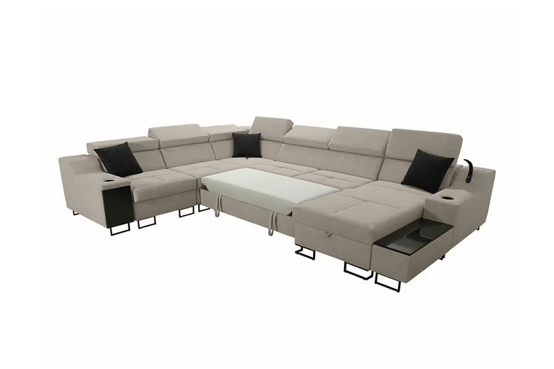Galbally 5-sits Hörnsoffa Beige - Møbler - Sofaer - Hjørnesofaer