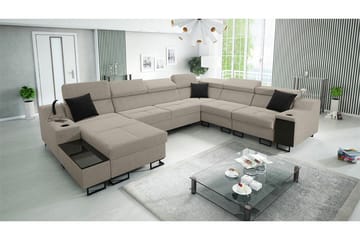 Galbally 5-sits Hörnsoffa beige - Møbler - Sofaer - Hjørnesofaer