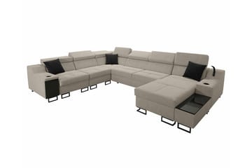 Galbally 5-sits Hörnsoffa Beige - Møbler - Sofaer - Hjørnesofaer