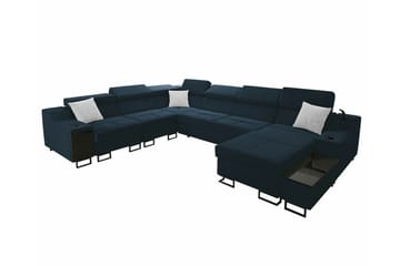 Galbally 5-sits Hörnsoffa Dark blue - Møbler - Sofaer - Hjørnesofaer