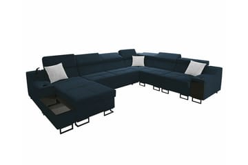 Galbally 5-sits Hörnsoffa Dark blue - Møbler - Sofaer - Hjørnesofaer