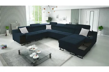 Galbally 5-sits Hörnsoffa Dark blue - Møbler - Sofaer - Hjørnesofaer