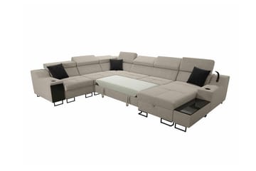 Galbally 5-sits Hörnsoffa Dark green - Møbler - Sofaer - Hjørnesofaer