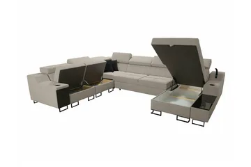 Galbally 5-sits Hörnsoffa Dark green - Møbler - Sofaer - Hjørnesofaer