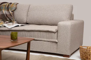 Gladfield Divansofa 3-seters - Beige - Møbler - Sofaer - Hjørnesofaer - Hjørnesofa med divan