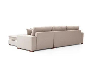 Gladfield Divansofa 3-seters - Beige - Møbler - Sofaer - Hjørnesofaer - Hjørnesofa med divan