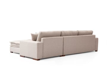 Gladfield Divansofa 3-seters - Beige - Møbler - Sofaer - Hjørnesofaer - Hjørnesofa med divan