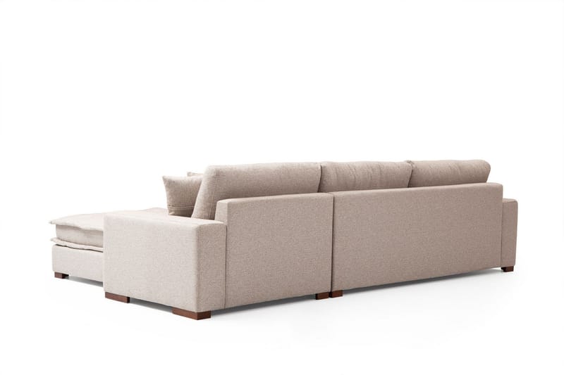 Gladfield Divansofa 3-seters - Beige - Møbler - Sofaer - Hjørnesofaer - Hjørnesofa med divan