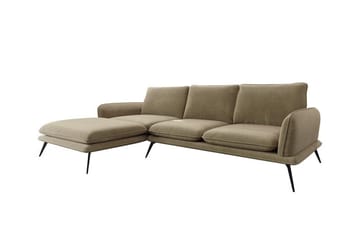 Graystone 3-sits Hörnsoffa beige - Møbler - Sofaer - Hjørnesofaer - Hjørnesofa med divan