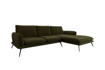 Graystone 3-sits Hörnsoffa Dark green - Møbler - Sofaer - Hjørnesofaer
