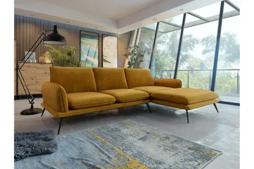 Graystone 3-sits Hörnsoffa Yellow - Møbler - Sofaer - Hjørnesofaer