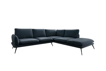 Graystone 4-sits Hörnsoffa Black - Møbler - Sofaer - Hjørnesofaer