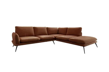 Graystone 4-sits Hörnsoffa Brown - Møbler - Sofaer - Hjørnesofaer