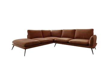 Graystone 4-sits Hörnsoffa Brown||Dark brown - Møbler - Sofaer - Hjørnesofaer