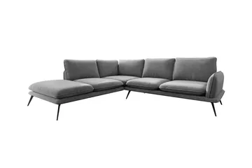 Graystone 4-sits Hörnsoffa Dark grey - Møbler - Sofaer - Hjørnesofaer
