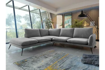 Graystone 4-sits Hörnsoffa Dark grey - Møbler - Sofaer - Hjørnesofaer