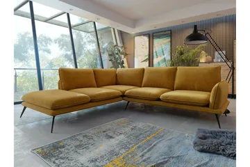 Graystone 4-sits Hörnsoffa Dark yellow - Møbler - Sofaer - Hjørnesofaer