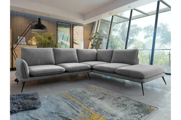 Graystone 4-sits Hörnsoffa Grey - Møbler - Sofaer - Hjørnesofaer